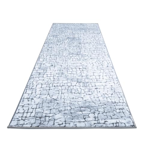 KARAT Teppich Läufer für Küche, Flur & Wohnraum Küchenläufer - Rutschfester Moderner Flurteppich für Wohnzimmer & Schlafzimmer - Meterware - 80 x 250 cm, Aqua KARAT Teppich Läufer für Küche, Flur & Wohnraum Küchenläufer - Rutschfester Moderner Flurteppich für Wohnzimmer & Schlafzimmer - Meterware - 80 x 250 cm, Aqua von KARAT