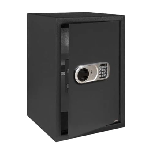 KARAT Tresor mit Schlüssel 43 L, Safe Tresor mit Stahlkonstruktion für Bargeld, Schmuck und Wertsachen, 50 x 35 x 31 cm, für Zuhause, Büro und Hotel (Safemaxx) von KARAT