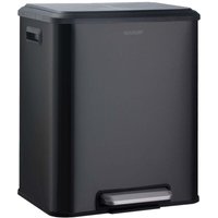 Karat - Mülleimer Jack 30 l Fassungsvermögen 2-fach Mülltrennung Schwarz Karat - Mülleimer Jack 30 l Fassungsvermögen 2-fach Mülltrennung Schwarz von KARAT