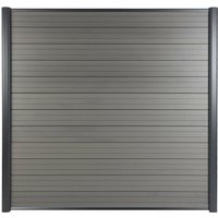 Karat - wpc Zaun Mit wpc Pfosten Grau 180 x 180 cm Karat - wpc Zaun Mit wpc Pfosten Grau 180 x 180 cm von KARAT
