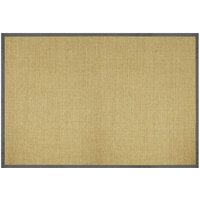 Karat - Sisal-Teppich Amazonas Natur Bordüre: Graphit 120 x 180 cm von KARAT