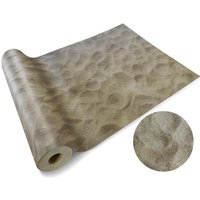 Vinylboden pvc Boden 3D Optik Sand 200 x 450 cm von KARAT