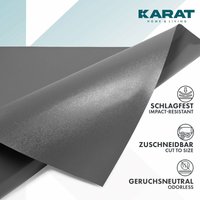 Karathomeliving - Bodenschutzmatte für Hartböden Neo Erhältlich in vielen Farben Dunkelgrau 90 x 150 cm Karathomeliving - Bodenschutzmatte für Hartböden Neo Erhältlich in vielen Farben Dunkelgrau 90 x 150 cm von KARATHOMELIVING
