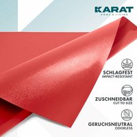 Karathomeliving - Bodenschutzmatte für Hartböden Neo Erhältlich in vielen Farben Rot 90 x 400 cm von KARATHOMELIVING