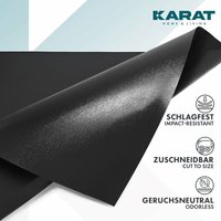 Karathomeliving - Bodenschutzmatte für Hartböden Neo Erhältlich in vielen Farben Schwarz 90 x 150 cm Karathomeliving - Bodenschutzmatte für Hartböden Neo Erhältlich in vielen Farben Schwarz 90 x 150 cm von KARATHOMELIVING