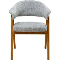 Armlehnstuhl Jonte Boucle Blau Armlehnstuhl Jonte Boucle Blau von KARE DESIGN