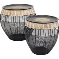 Beistelltisch African Drums (2/Set) von KARE DESIGN