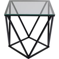 Beistelltisch Cristallo Schwarz 50x50cm von KARE DESIGN