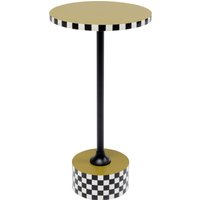 Beistelltisch Domero Checkers Olive Ø25cm von KARE DESIGN