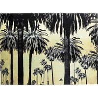 Bild Glas Metallic Palms 180x120cm von KARE DESIGN