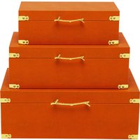 Box Noah Orange (3/Set) von KARE DESIGN
