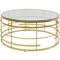 Couchtisch Jupiter Gold Ø100cm von KARE DESIGN