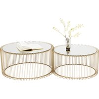 Couchtisch Wire Brass (2/Set) von KARE DESIGN