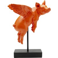Deko Figur Flying Pig Orange 29cm von KARE DESIGN