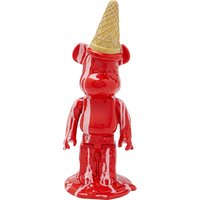 Deko Figur Gelato Bear Rot 40cm von KARE DESIGN