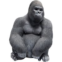 Deko Figur Monkey Gorilla Side Medium Schwarz von KARE DESIGN