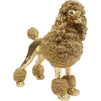Deko Figur Mrs Poodle Gold 34cm von KARE DESIGN