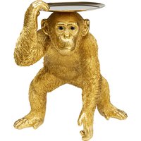 Deko Figur Butler Playing Chimp Gold 52cm von KARE DESIGN