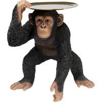 Deko Figur Butler Playing Chimp Schwarz 52cm von KARE DESIGN