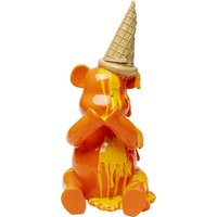 Deko Figur Sitting Gelato Bear Orange 37cm von KARE DESIGN