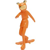 Deko Figur Skating Astronaut Orange 33cm von KARE DESIGN