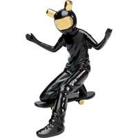 Deko Figur Skating Astronaut Schwarz 21cm von KARE DESIGN