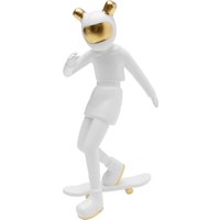 Deko Figur Skating Astronaut Weiß 33cm von KARE DESIGN