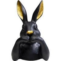 Deko Figur Sweet Rabbit Schwarz 23cm von KARE DESIGN