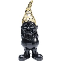 Deko Figur Zwerg Standing Schwarz Gold 30cm von KARE DESIGN