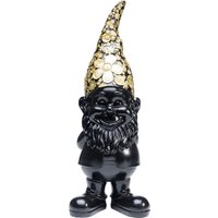 Deko Figur Zwerg Standing Schwarz Gold 61cm von KARE DESIGN