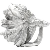 Deko Figur Betta Fish Silber Klein von KARE DESIGN