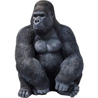 Deko Figur Monkey Gorilla Side XL Schwarz 76cm von KARE DESIGN