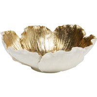 Deko Schale Flower Bloom Creme Gold Ø25cm von KARE DESIGN