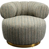 Drehsessel Couture Stripes Blau von KARE DESIGN