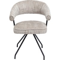 Drehstuhl Arabella Silber von KARE DESIGN