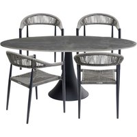 Gartenset Palma Possibilita 180cm Grau 5/Set von KARE DESIGN
