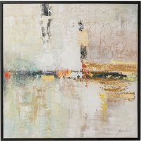 Gerahmtes Bild Dust Gold 120x120cm von KARE DESIGN