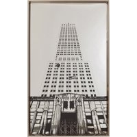 Gerahmtes Bild Empire State Mirror 77x130cm von KARE DESIGN