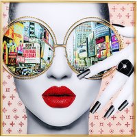 Gerahmtes Bild Times Square View 80x80cm von KARE DESIGN