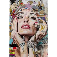 Glasbild Artsy Portrait Front 80x120cm Glasbild Artsy Portrait Front 80x120cm von KARE DESIGN