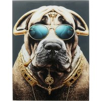 Glasbild Fashion Dog 60x80cm von KARE DESIGN