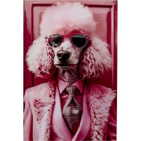 Glasbild Pink Poodle 80x120cm Glasbild Pink Poodle 80x120cm von KARE DESIGN
