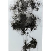 Glasbild Smokey Hair 100x150cm von KARE DESIGN