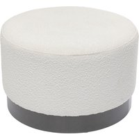 Hocker Cherry Boucle Creme Smoke Ø55cm von KARE DESIGN