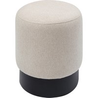 Hocker Cherry Creme Black Ø36cm von KARE DESIGN