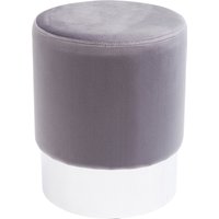 Hocker Cherry Hellgrau Silver Ø35cm von KARE DESIGN