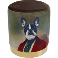 Hocker Cherry Mr. Dog Brass Ø32cm von KARE DESIGN