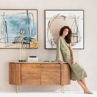 Kare Design Bild mit Rahmen "Gerahmtes Bild Dust Blau" Kare Design Bild mit Rahmen "Gerahmtes Bild Dust Blau" von KARE DESIGN