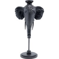 Kerzenständer Elephant Head Schwarz 49cm von KARE DESIGN