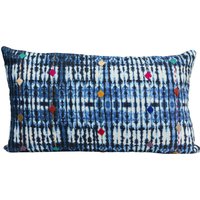 Kissen Desna Patchwork Blau 60x35cm von KARE DESIGN